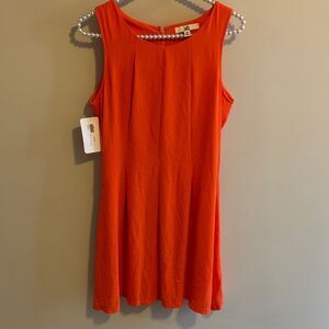 YA Los Angeles Orange Sleeveless Dress nwt size medium